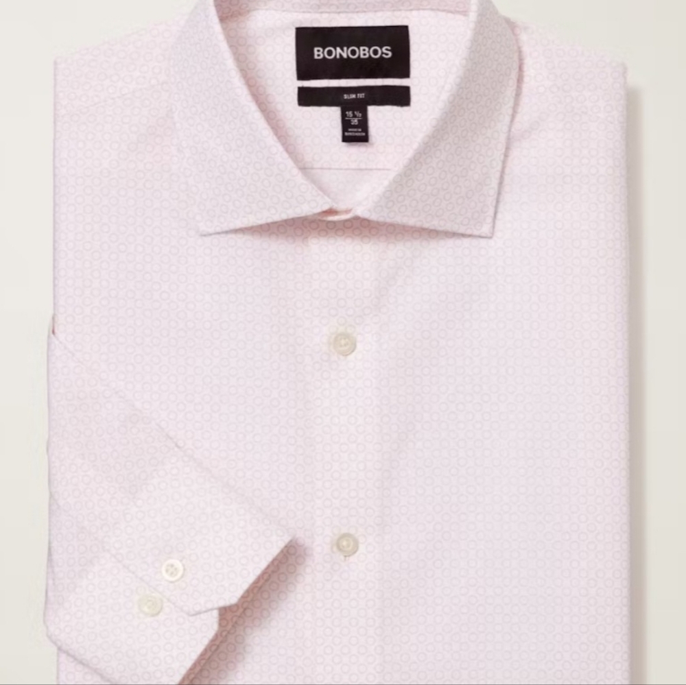 NWT Bonobos Jetsetter Stretch Dress Shirt 17"x 36"